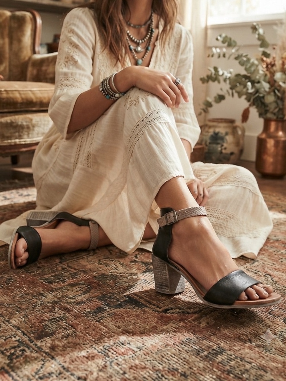 Miz Mooz "Stassi" Leather Sandals - Size 38